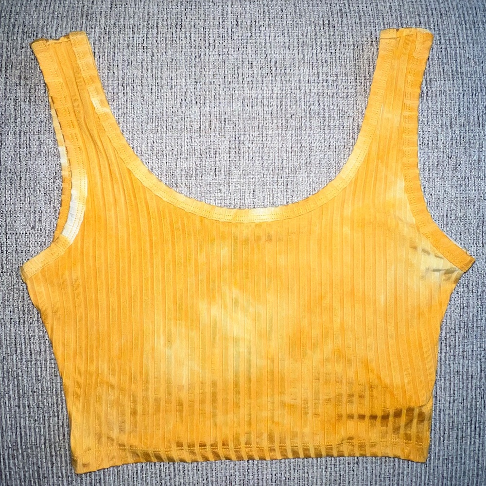 Yellow Crop Top
